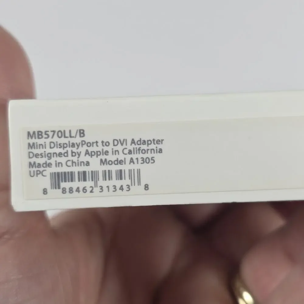 Apple HDMI to DVI Adapter for External Display - White (MB570LL/B)
